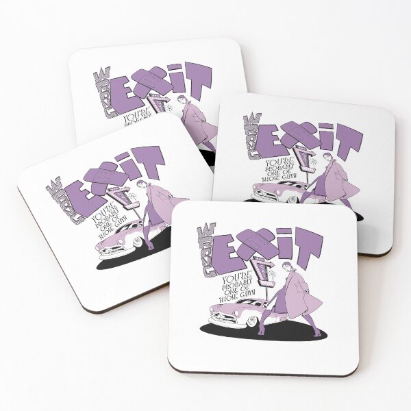 Item preview, Exit - purple/white designed and sold by Kinky-Woom.