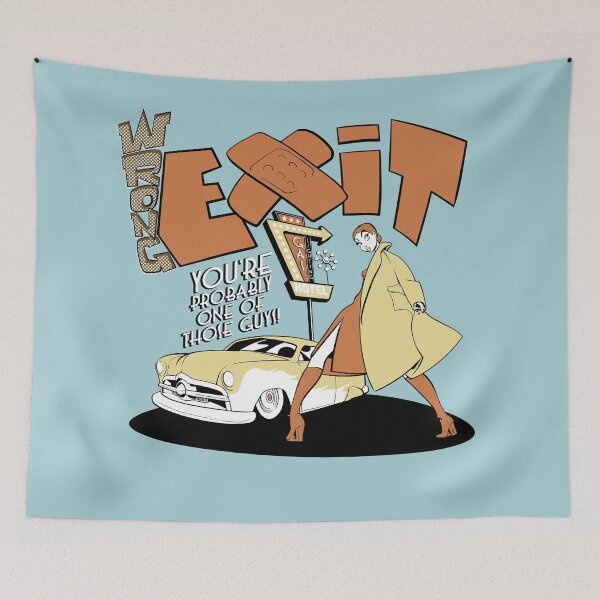 Item preview, Exit - orange/blue designed and sold by Kinky-Woom.