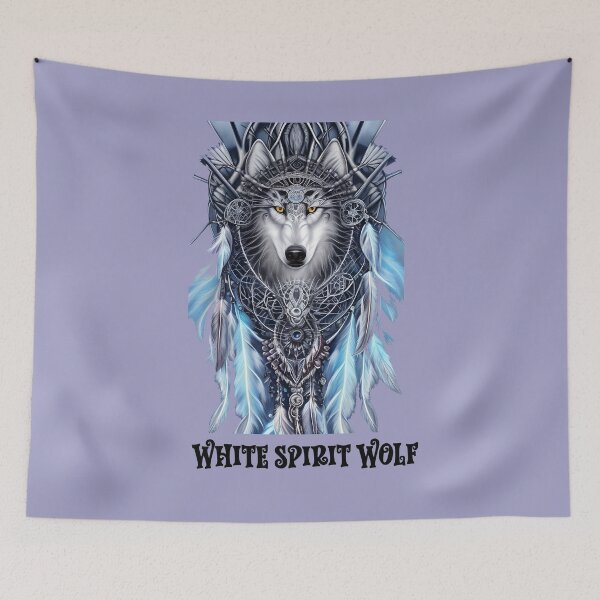 Item preview,  WHITE SPIRIT WOLF designed and sold by assia lachgar.