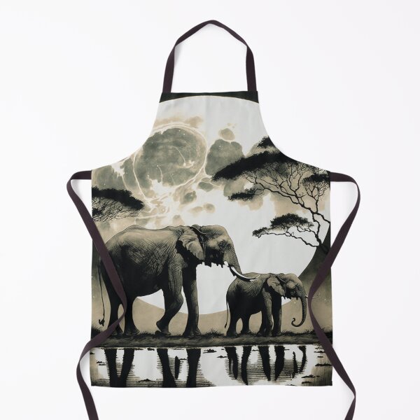 Item preview, The Serenity of the Elephant Family designed and sold by GoBeyondChannel.