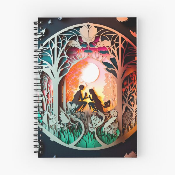 Item preview, 3D Effect Papercut Art - Fairytale Scene designed and sold by TheArtfulAI.