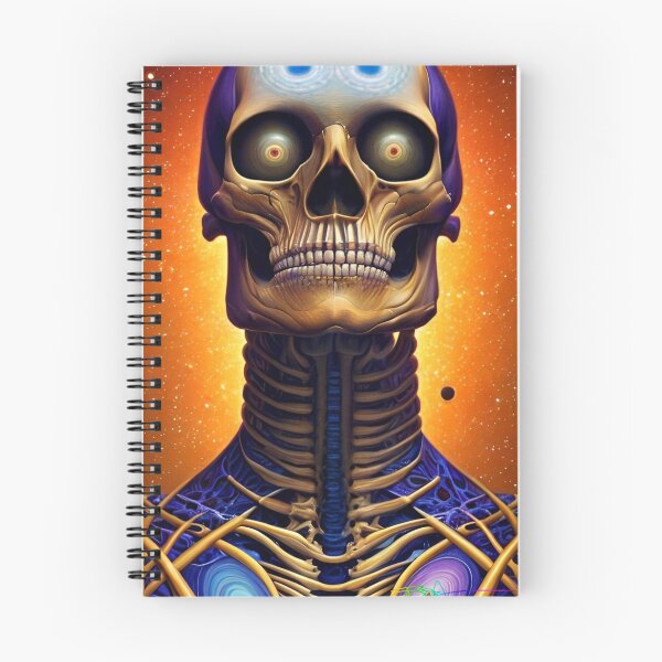 Item preview, Groovy Cosmic Skeleton Vibes 12 designed and sold by Benito Del Ray.