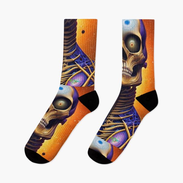 Item preview, Groovy Cosmic Skeleton Vibes 12 designed and sold by Benito Del Ray.