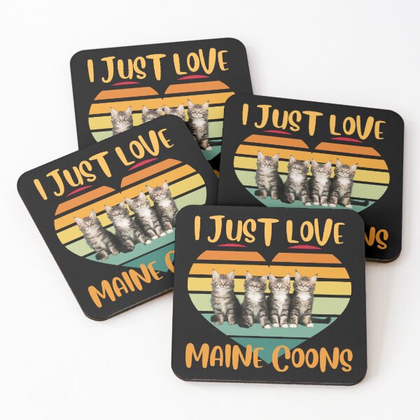 Item preview, I Just Love Maine Coons designed and sold by BluePlanetMerch.