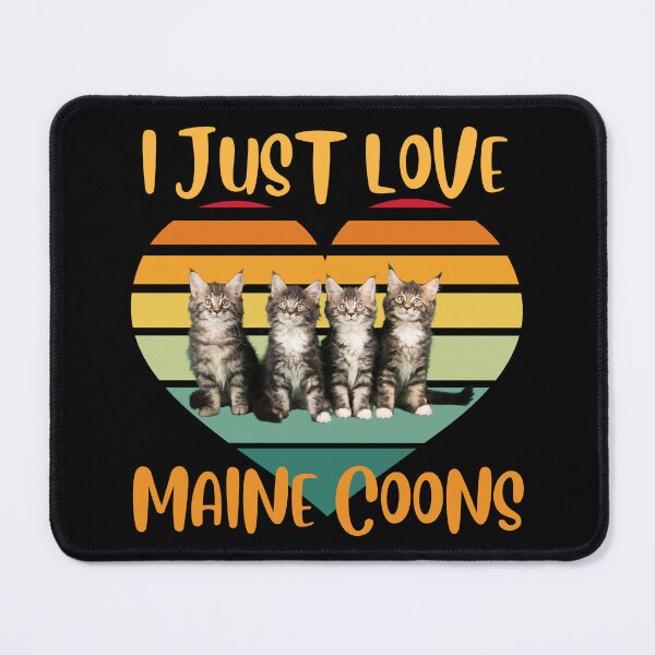 Item preview, I Just Love Maine Coons designed and sold by BluePlanetMerch.