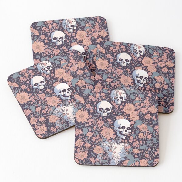 Item preview, Floral Skeleton Pattern designed and sold by Ghosty-Patterns.