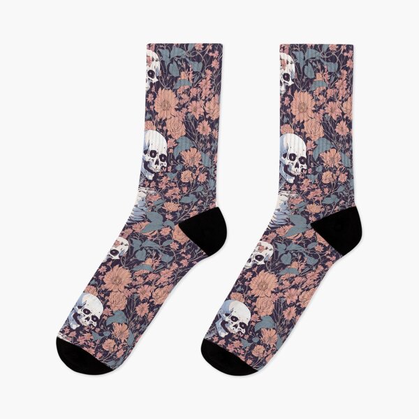 Item preview, Floral Skeleton Pattern designed and sold by Ghosty-Patterns.
