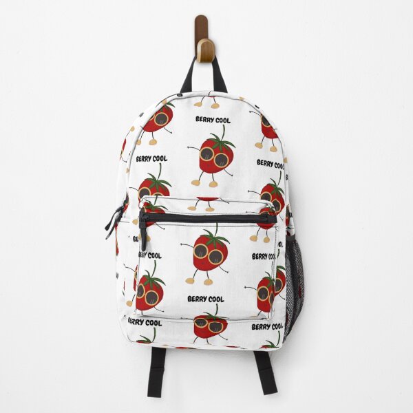 Item preview, Berry cool, cute hand drawn strawberry food pun designed and sold by Sanaura.
