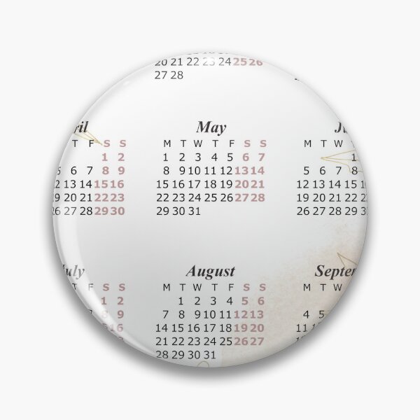 Item preview, 2023 Yearly Calendar, Year Calendar, Wall Calendar 12 Months, Yearly Planner, One Page Calendar, Monday Start designed and sold by Dzhenka-Balimez.