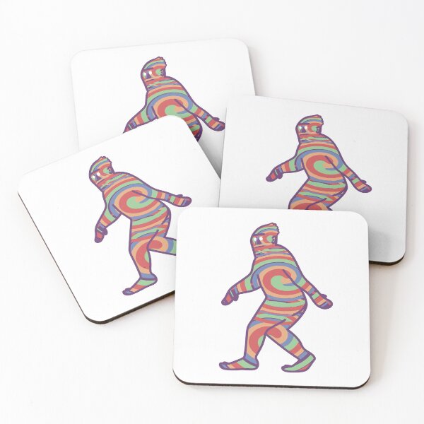 Item preview, Psychedelic Trippy Bigfoot Sasquatch Cryptid designed and sold by cheeseykat-art.