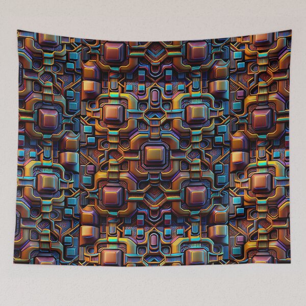 Item preview, Cybernetic Abstract Design Pattern designed and sold by UltraGraphics.