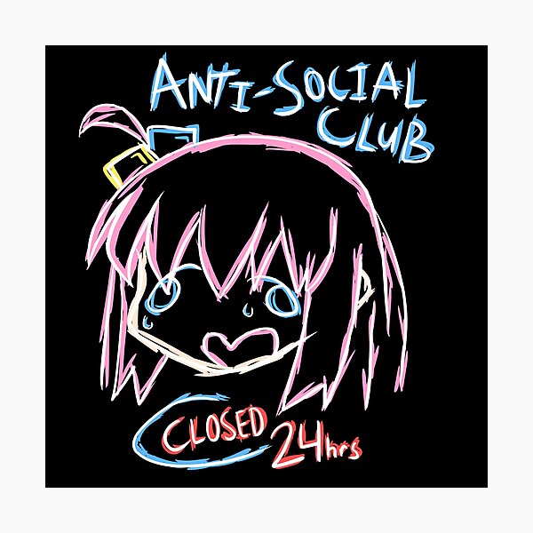 Aperçu de l'œuvre Bocchi Anti-Social Club créée et vendue par basedimouto.