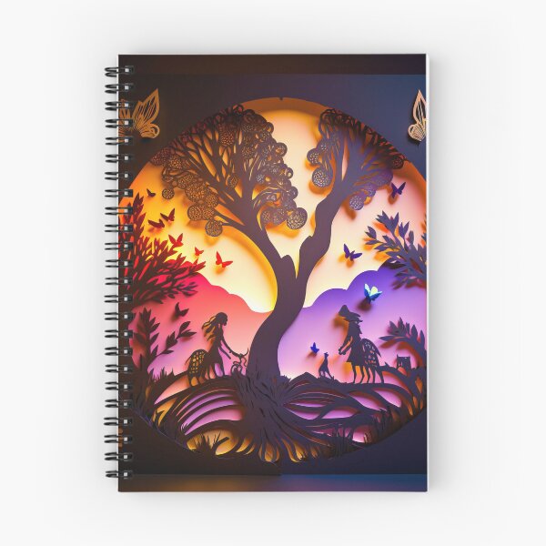 Item preview, 3D Effect Papercut Art - Fairytale Scene designed and sold by TheArtfulAI.