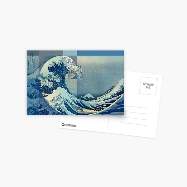 Item preview, Hokusai Meets Fibonacci, Golden Ratio designed and sold by SymbolGrafix.