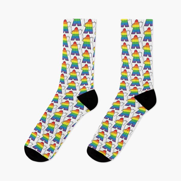 Item preview, Rainbow Knight Meeple! designed and sold by BaronsGames.