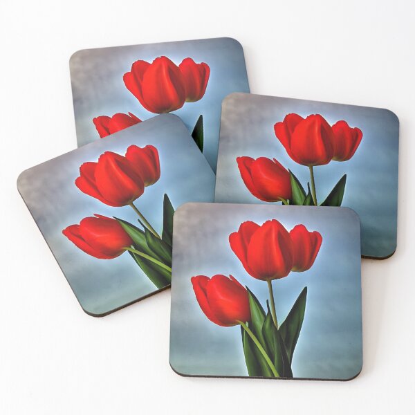 Item preview, Beautiful red tulips artwork designed and sold by gramizzia.