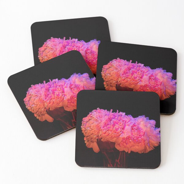 Item preview, Electric peonies — orange and pink designed and sold by Sam Brooks.