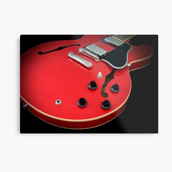 Gibson ES-335 Electric Guitar Metal Print