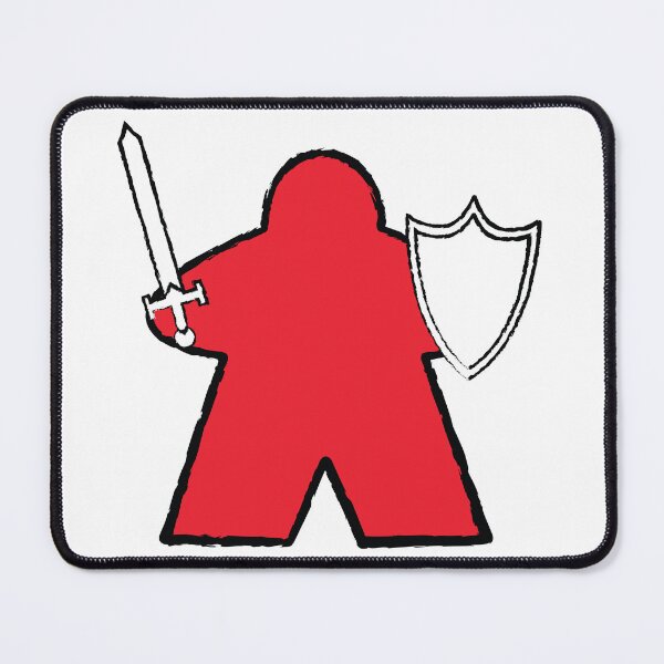 Item preview, Red Knight Meeple! designed and sold by BaronsGames.
