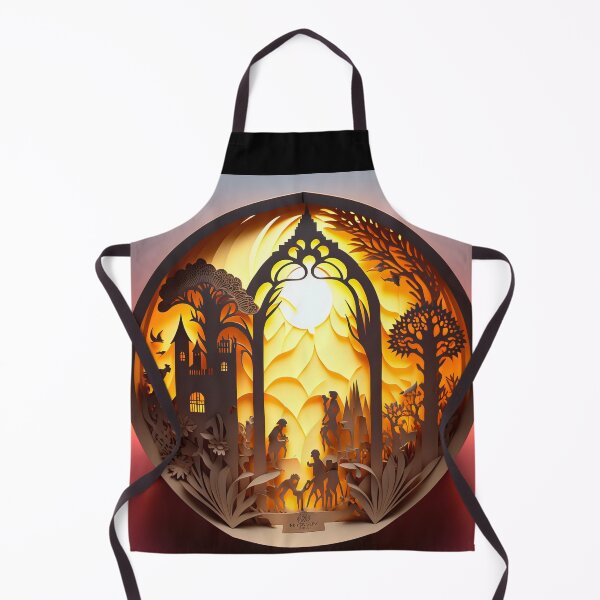 Item preview, 3D Effect Papercut Art - Fairytale Scene designed and sold by TheArtfulAI.