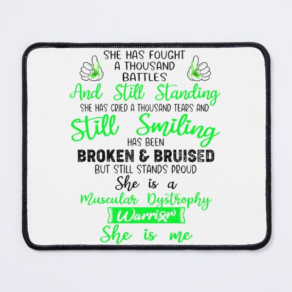 Item preview, Muscular Dystrophy Warrior SHE IS ME - Support Muscular Dystrophy Fighter Gifts designed and sold by Berriosly.