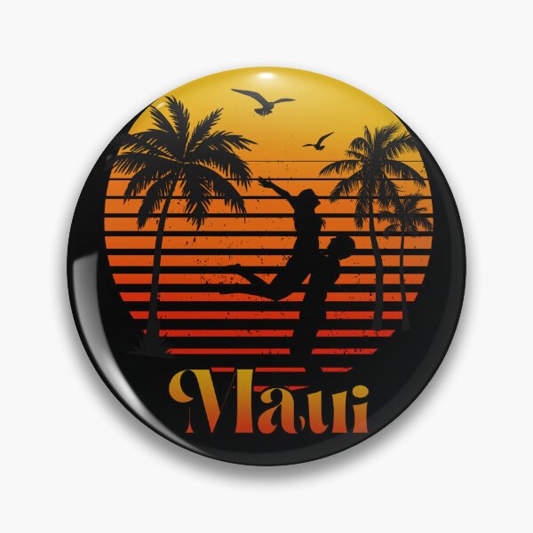 Artikelvorschau, Romantischer Retro-Sonnenuntergang auf Maui entworfen und verkauft von TipTopTapo.