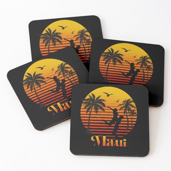 Item preview, Retro Maui sunset romantic  designed and sold by TipTopTapo.