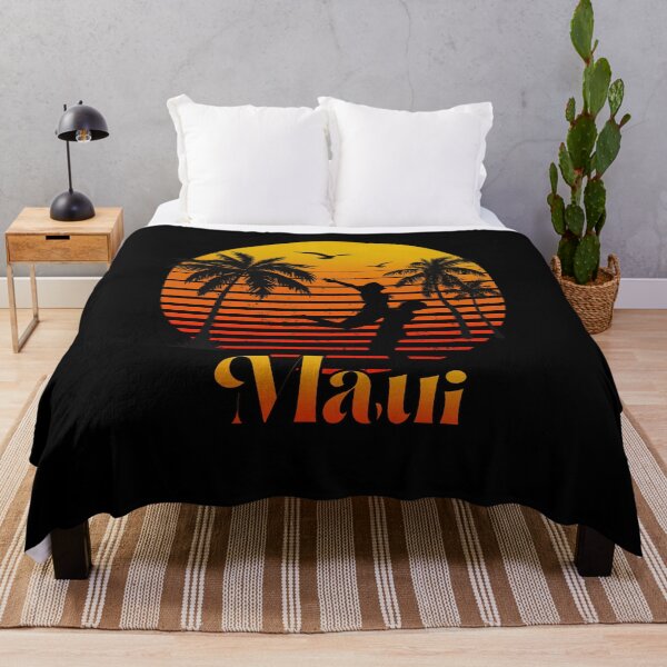 Artikelvorschau, Romantischer Retro-Sonnenuntergang auf Maui entworfen und verkauft von TipTopTapo.