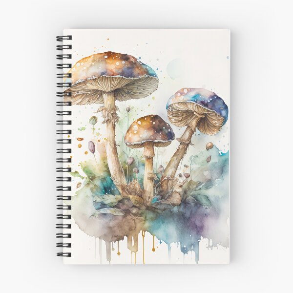 Artikelvorschau, Aquarellpilze im nature3 entworfen und verkauft von Red Witch Art.