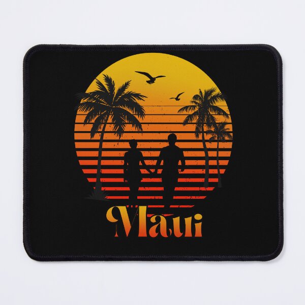 Item preview, Retro Maui sunset romantic designed and sold by TipTopTapo.