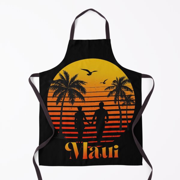 Item preview, Retro Maui sunset romantic designed and sold by TipTopTapo.