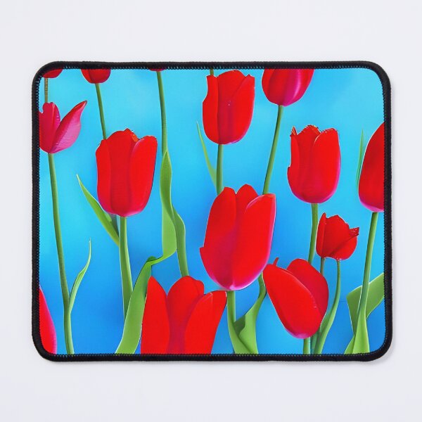 Item preview, Beautiful red tulips artwork designed and sold by gramizzia.