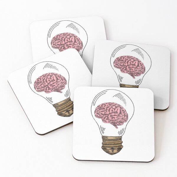 Item preview, Mind in the middle of a lampe stickers designed and sold by boutiquati.