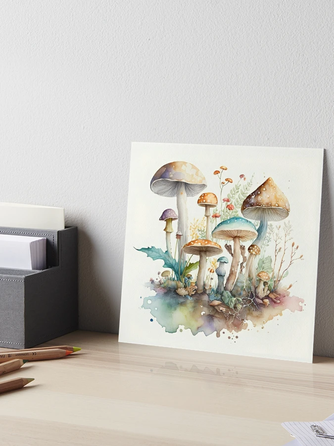 eeBoo Mushroom 12 Watercolors