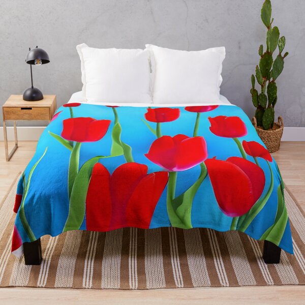 Item preview, Beautiful red tulips artwork designed and sold by gramizzia.