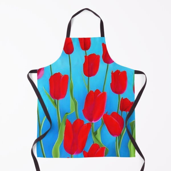 Item preview, Beautiful red tulips artwork designed and sold by gramizzia.