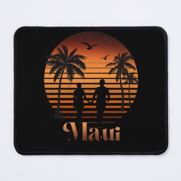 Item preview, Retro Maui sunset vacation romantic  designed and sold by TipTopTapo.