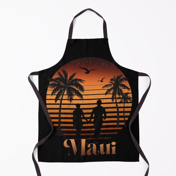 Item preview, Retro Maui sunset vacation romantic designed and sold by TipTopTapo.
