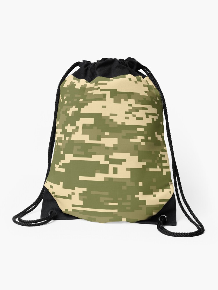 military drawstring backpack