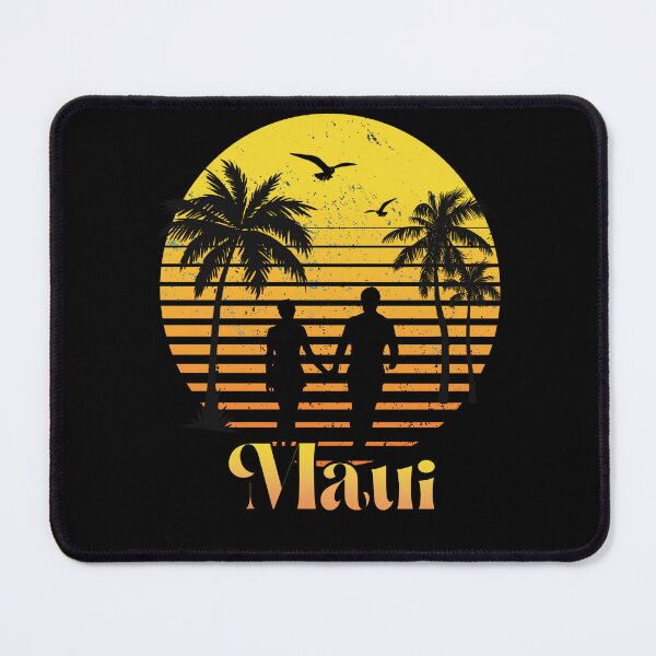 Item preview, Retro Maui sunset honeymoon romantic designed and sold by TipTopTapo.