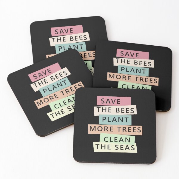 Item preview, Earth Day Save the Bees Plant More Trees Clean the Seas designed and sold by manardesign.