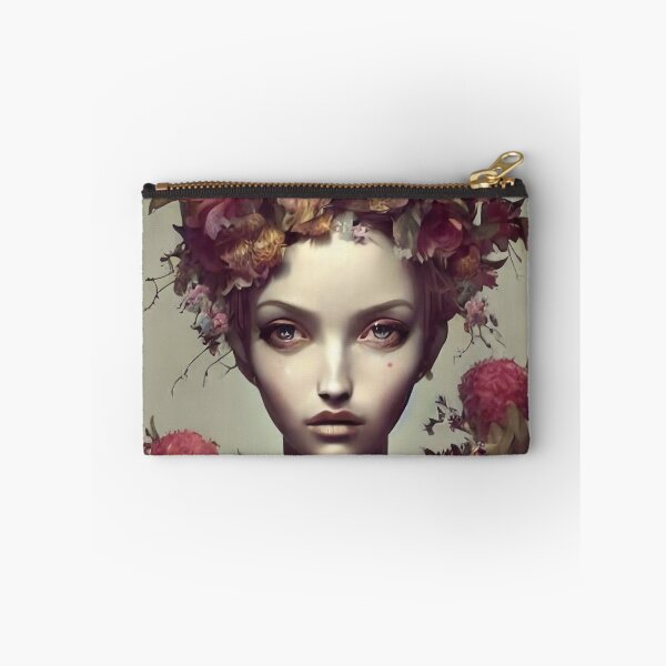 Item preview, Zlata Flowery Girl Portrait  designed and sold by Kamiri.