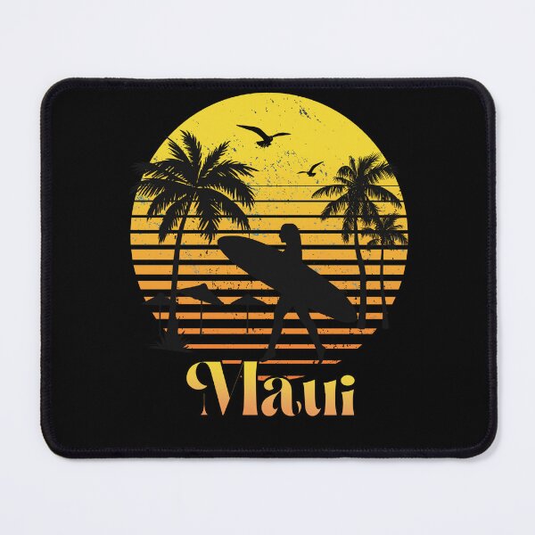 Item preview, Retro Maui sunset surfer design designed and sold by TipTopTapo.