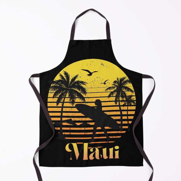 Item preview, Retro Maui sunset surfer design designed and sold by TipTopTapo.
