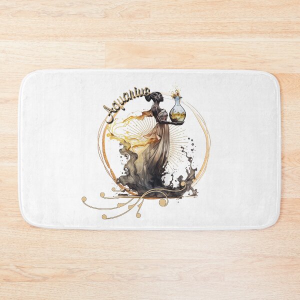 Item preview, Beautiful Aquarius Woman Ready to Quench the World's Thirst A Zodiac Gift designed and sold by WhitePinesVale.