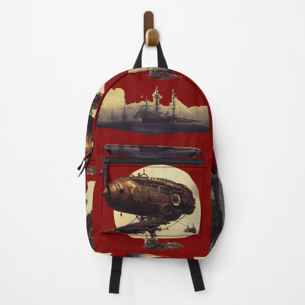 Item preview, Steampunk zeppelin over seascape designed and sold by LAKSTA.