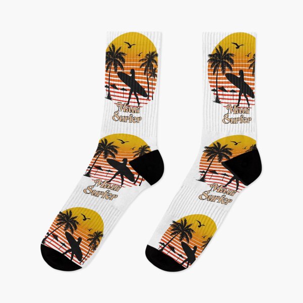 Item preview, Retro Maui sunset surfer design  designed and sold by TipTopTapo.