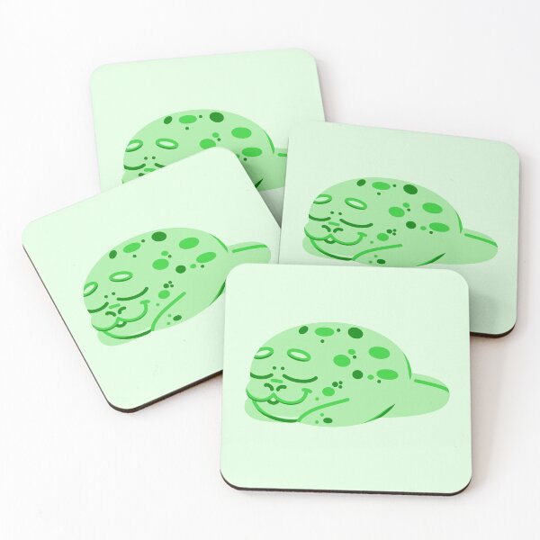 Item preview, Sleepy Pastel Green Baby Seal designed and sold by CrysCritters.