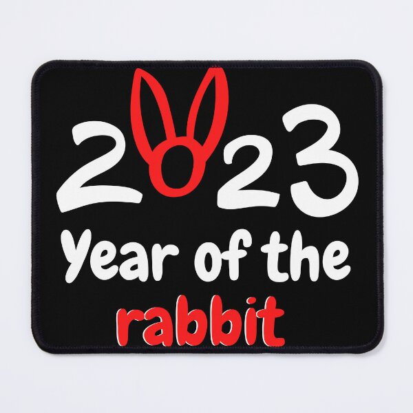 Artikelvorschau, Chinesisches Tierkreisjahr des Hasen Chinesisches Neujahr 2023 entworfen und verkauft von Immy Art.