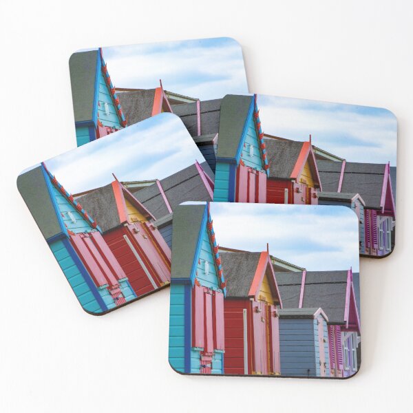 Item preview, Beach Huts at Westward Ho! designed and sold by kevgreen.